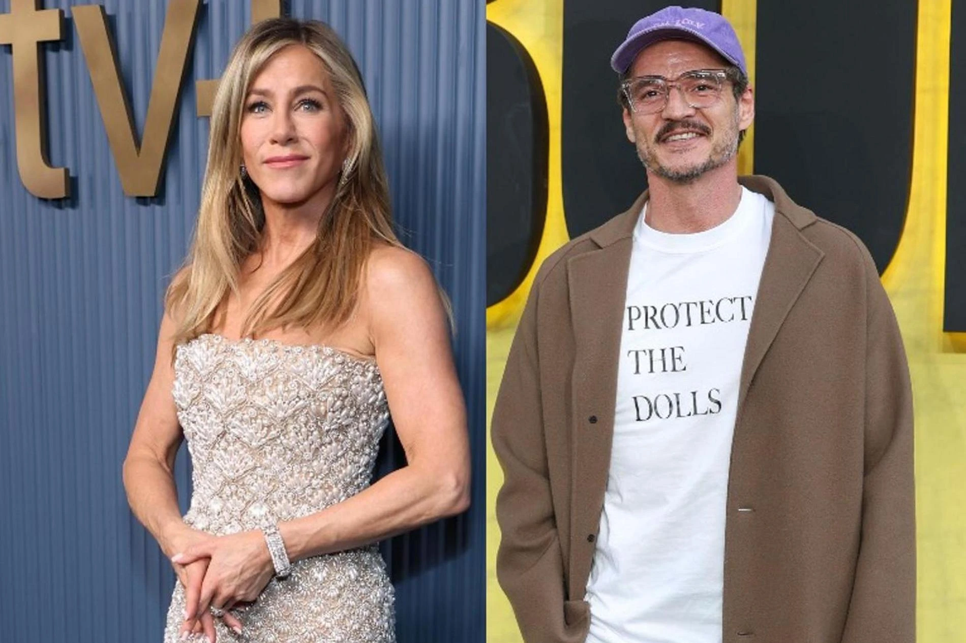 Дженнифер Энистон и Педро Паскаль. Фото: Getty Images