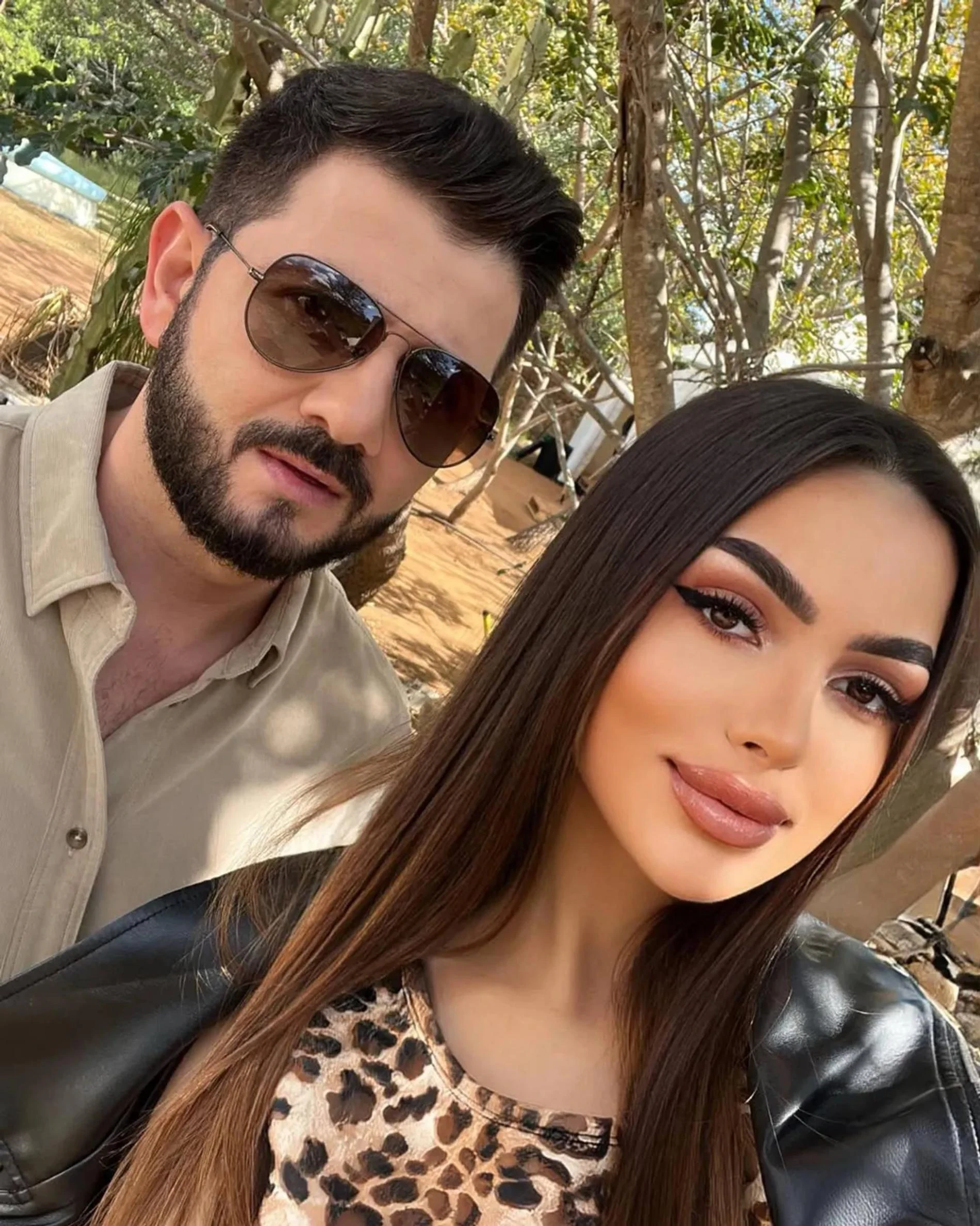 Михаил Галустян и его визажист Милена. Фото: соцсети