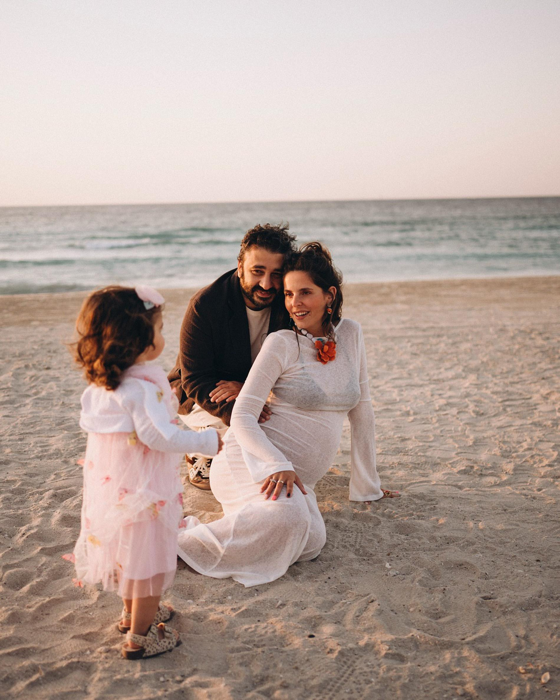 Лиза Моряк с семьёй. Фото: Инстаграм* @moryakliza