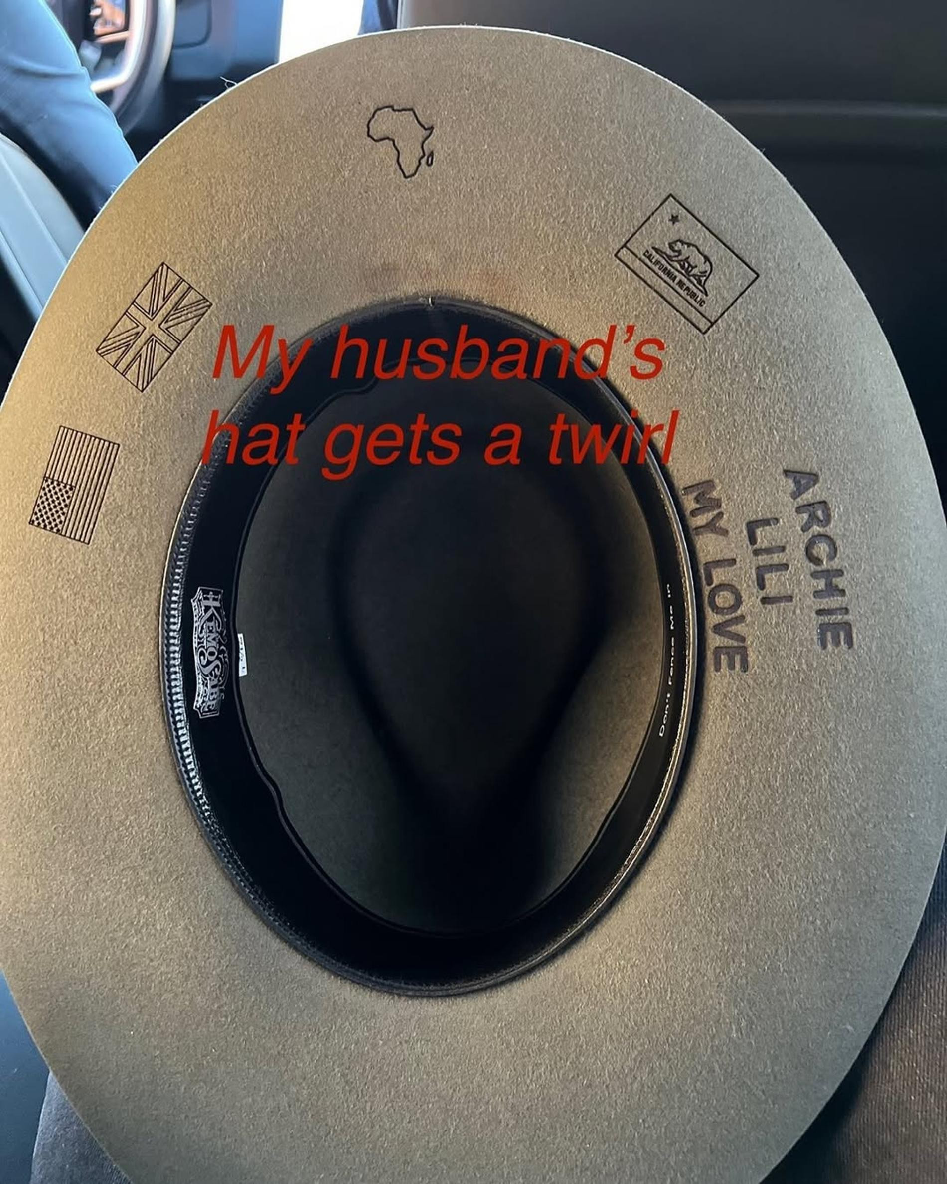 Шляпа принца Гарри. Фото: Инстаграм (запрещён в РФ) @meghan