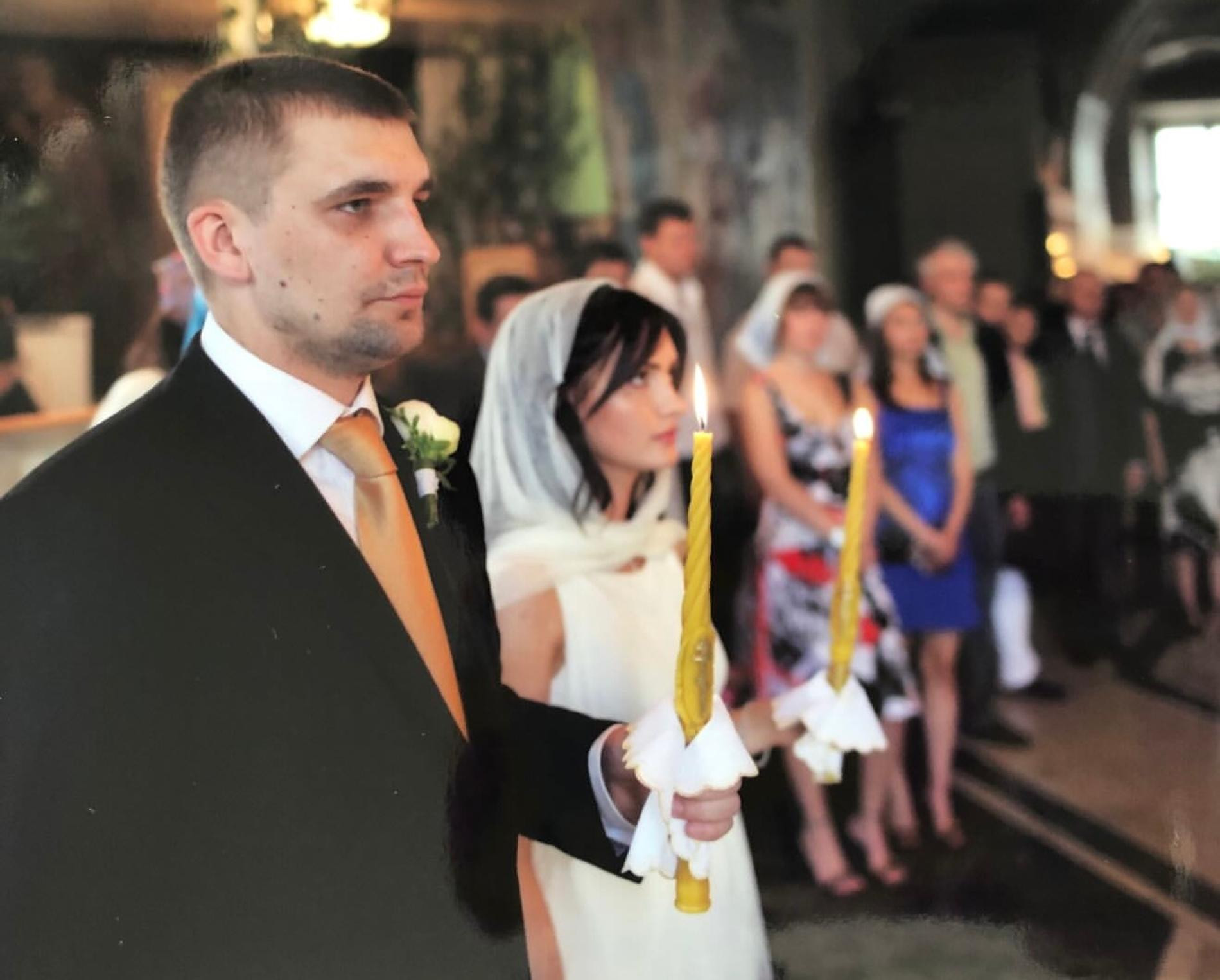 Венчание Василия Вакуленко и Елены Пинской. Фото: Инстаграм* @elena_vakulenkopinskay