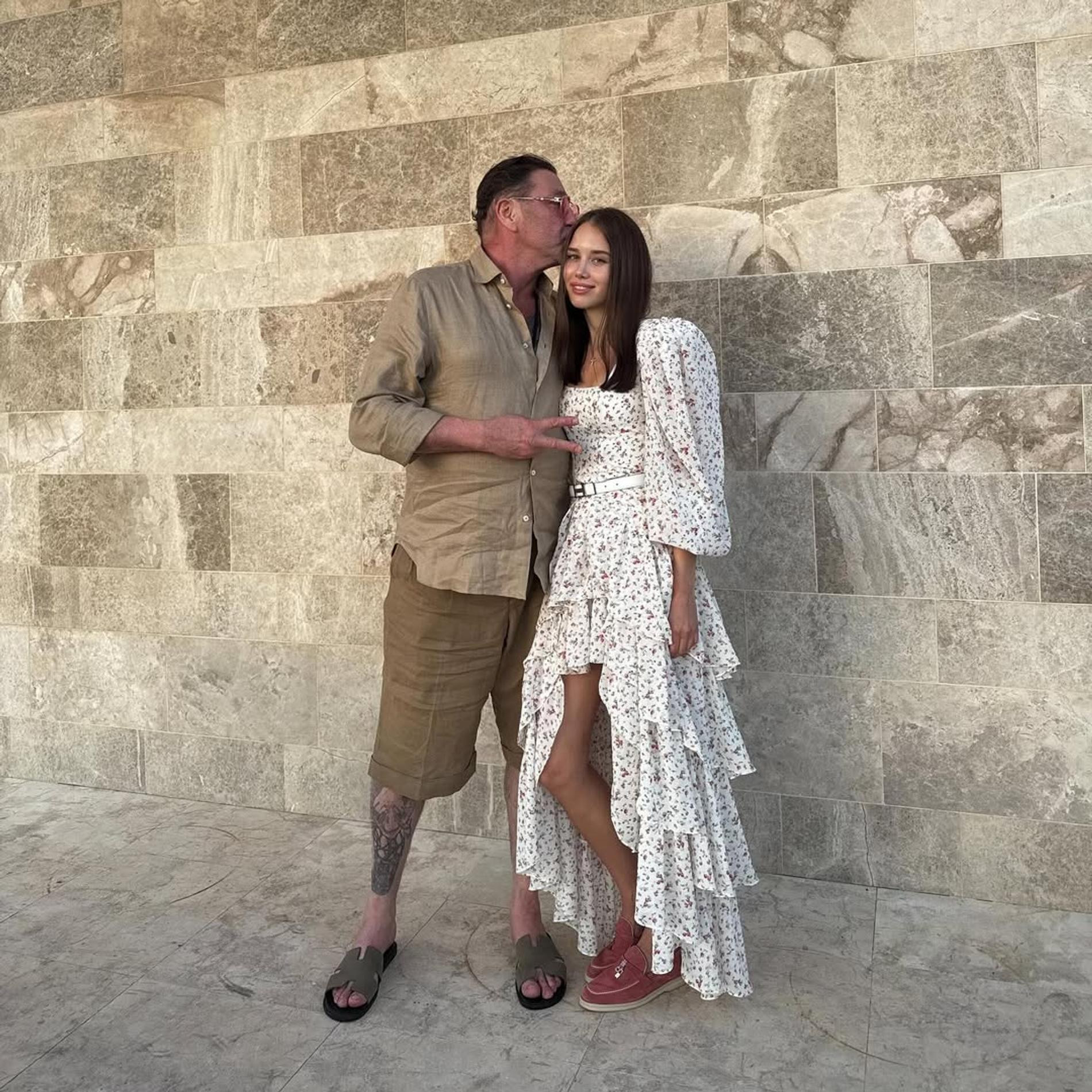 Григорий Лепс и Аврора Киба. Фото: Инстаграм* @avrorakiba