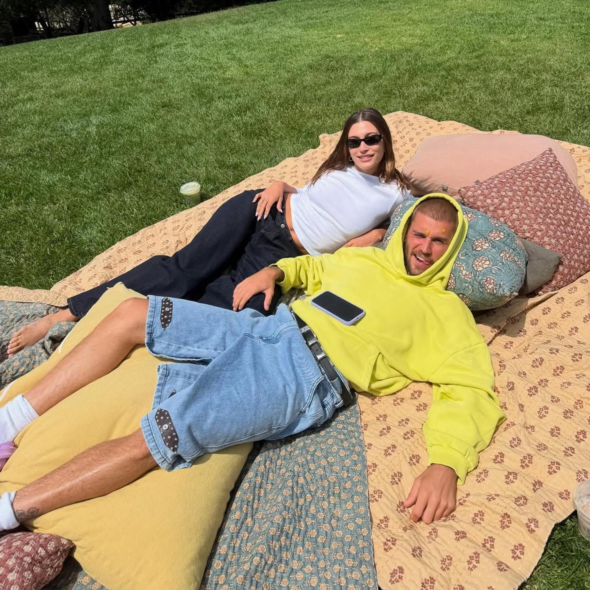 Джастин и Хейли Бибер. Фото: Инстаграм (запрещён в РФ) @lilbieber