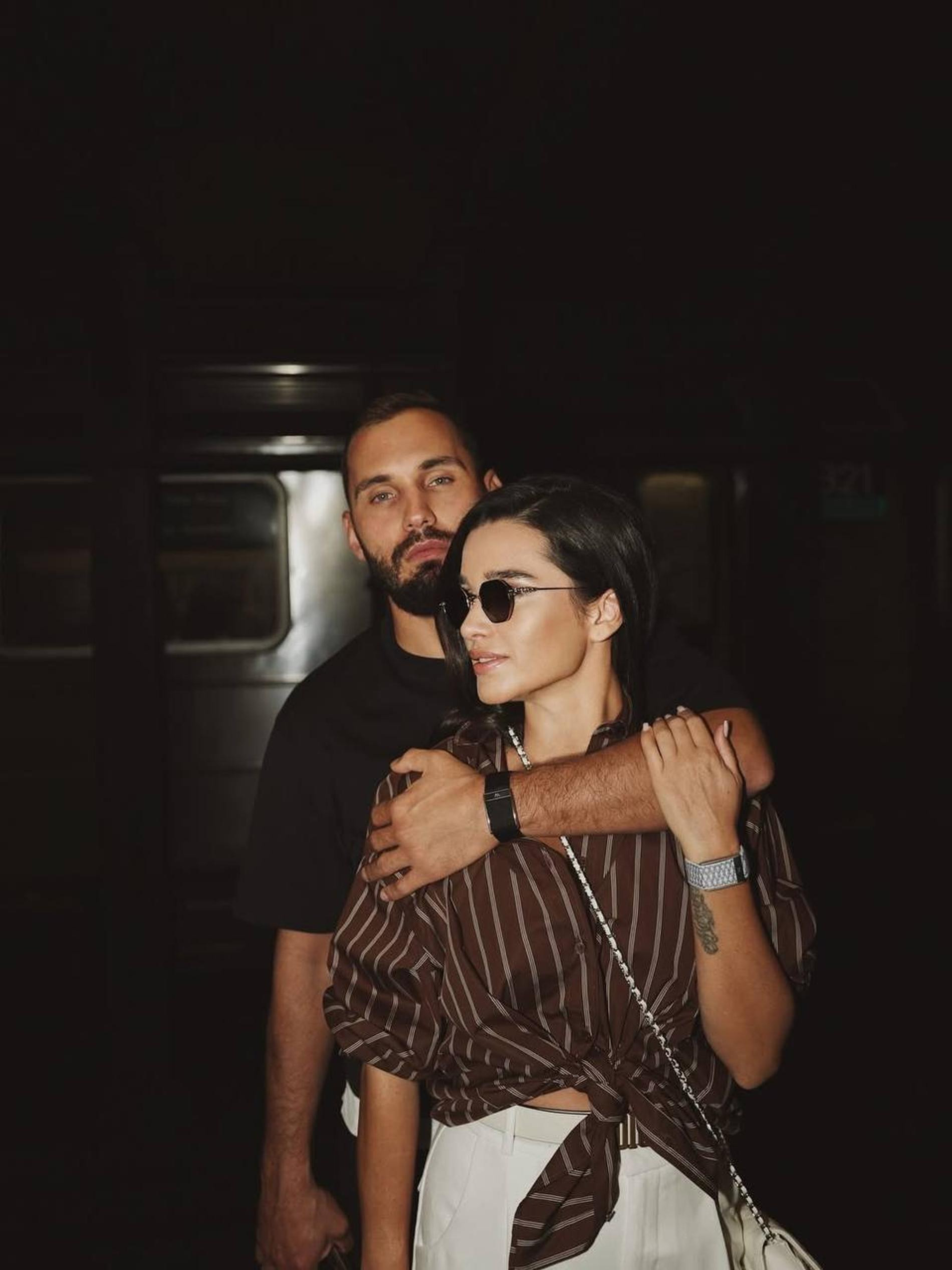 Ксения Бородина и Николай Сердюков. Фото: Telegram @borodylia0803