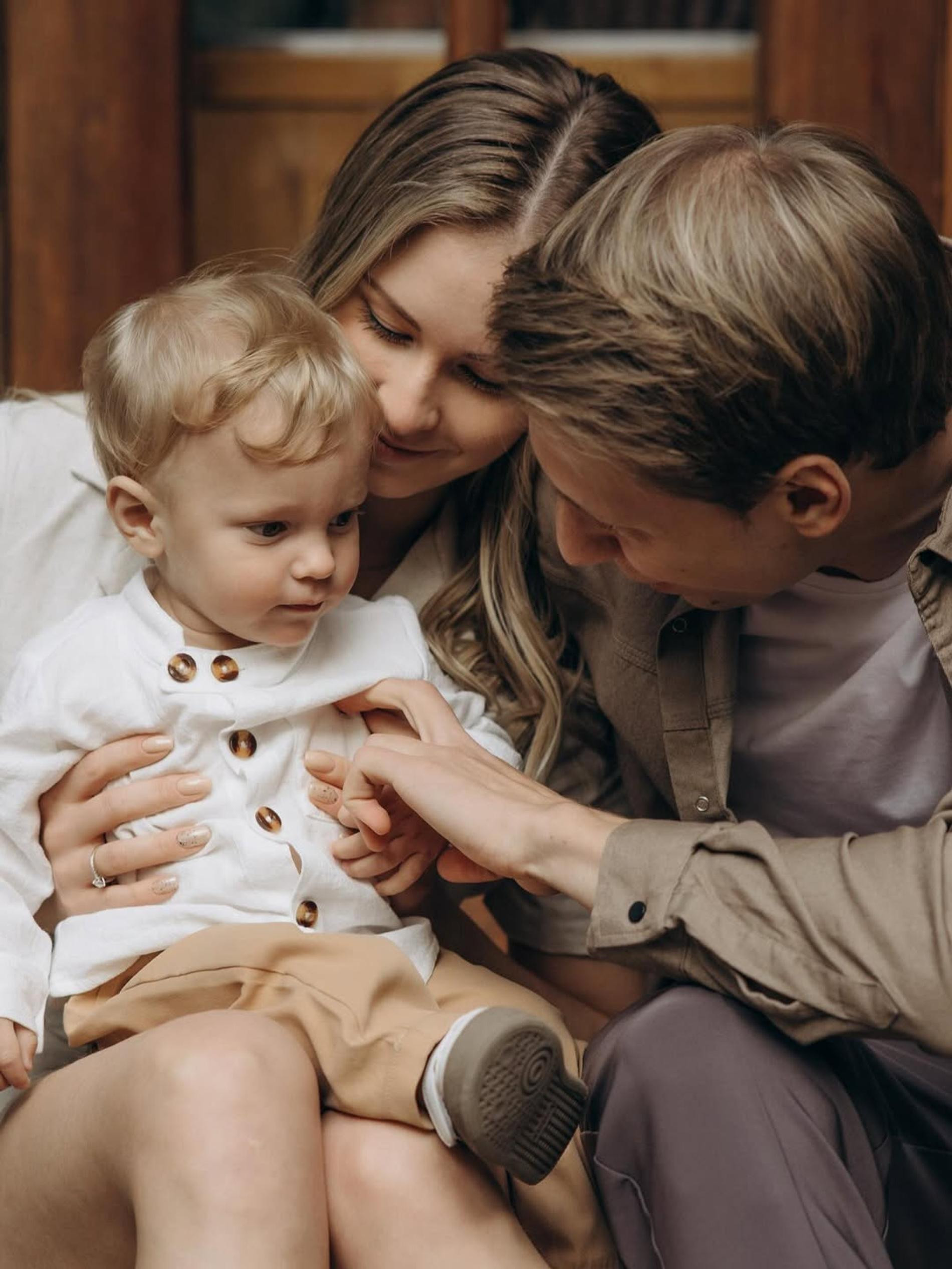 Юлия Липницкая с семьёй. Фото: Инстаграм (запрещён в РФ) @sunnylipnitskaya