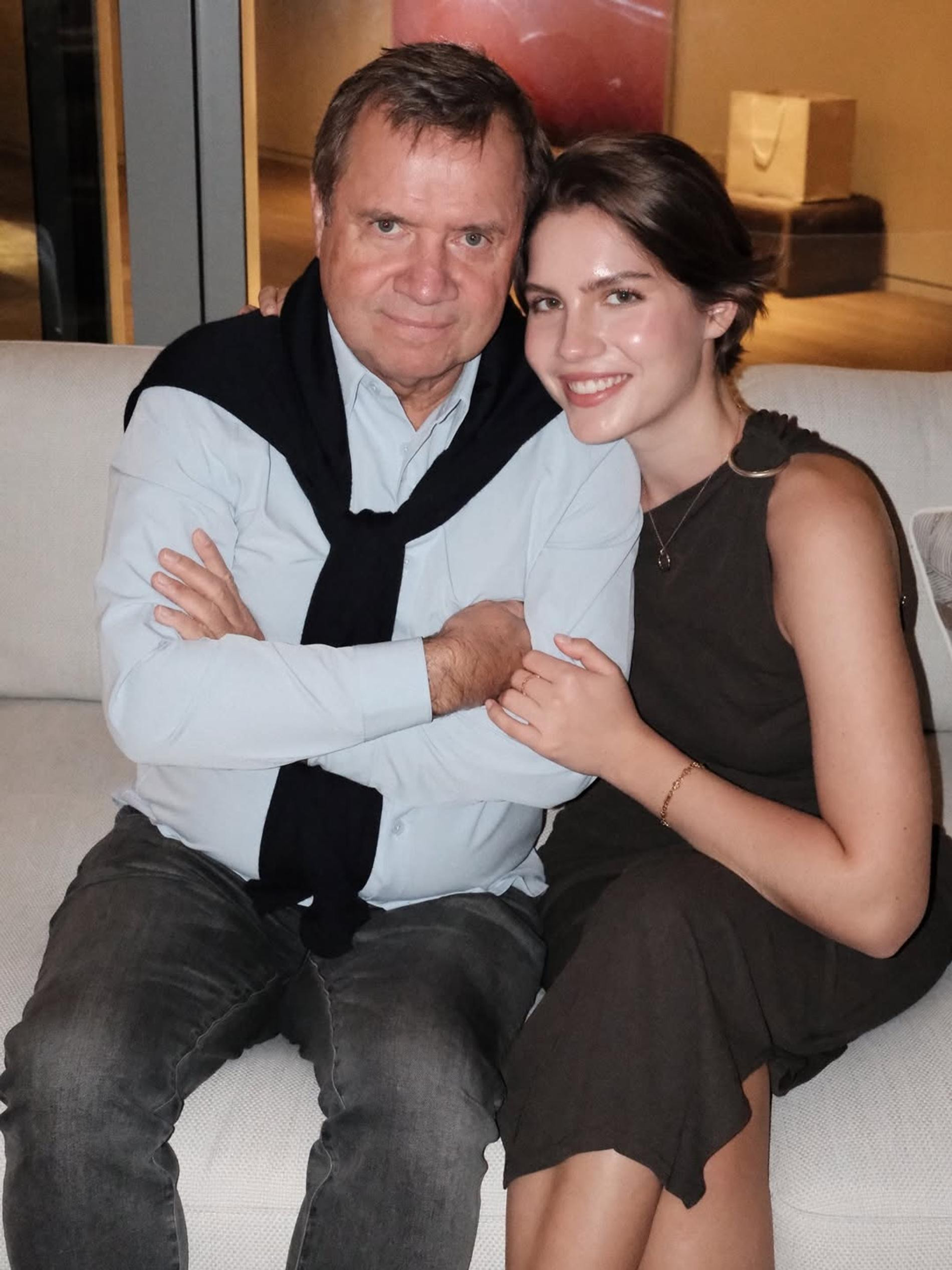 Мария Юмашева с отцом. Фото: Инстаграм (запрещён в РФ) @yumashkaa