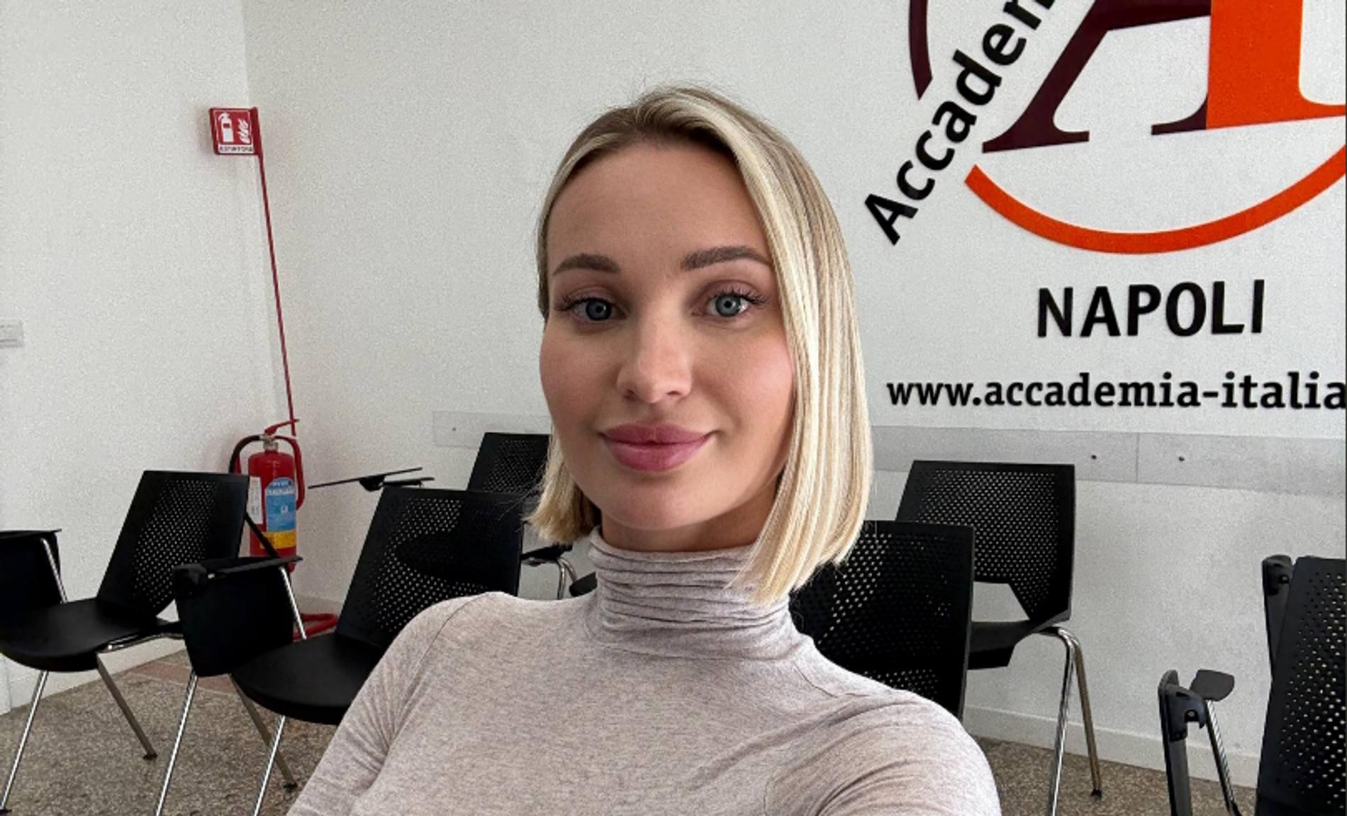 Юлия Бурцева. Фото: ТГ-канал burtseva_italia