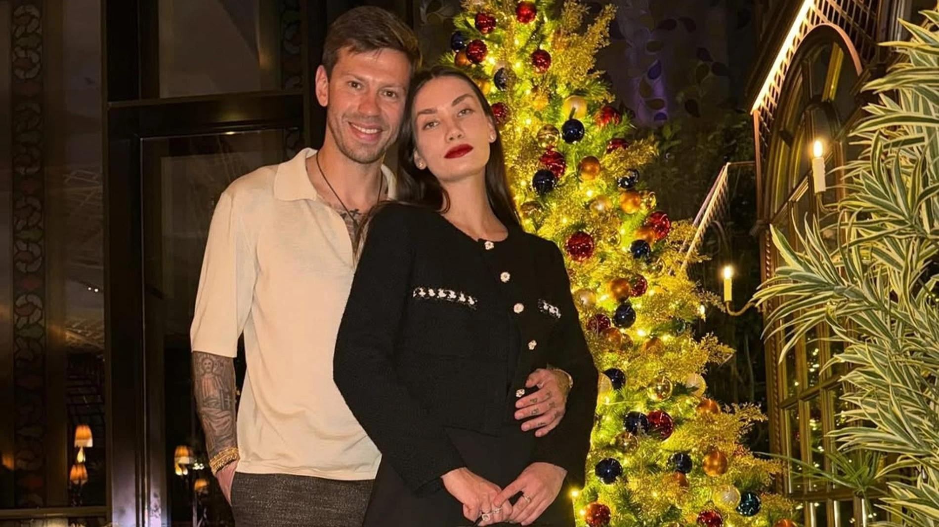 Фёдор Смолов и Карина Истомина. Фото: Инстаграм (запрещён в РФ) @diamond_april